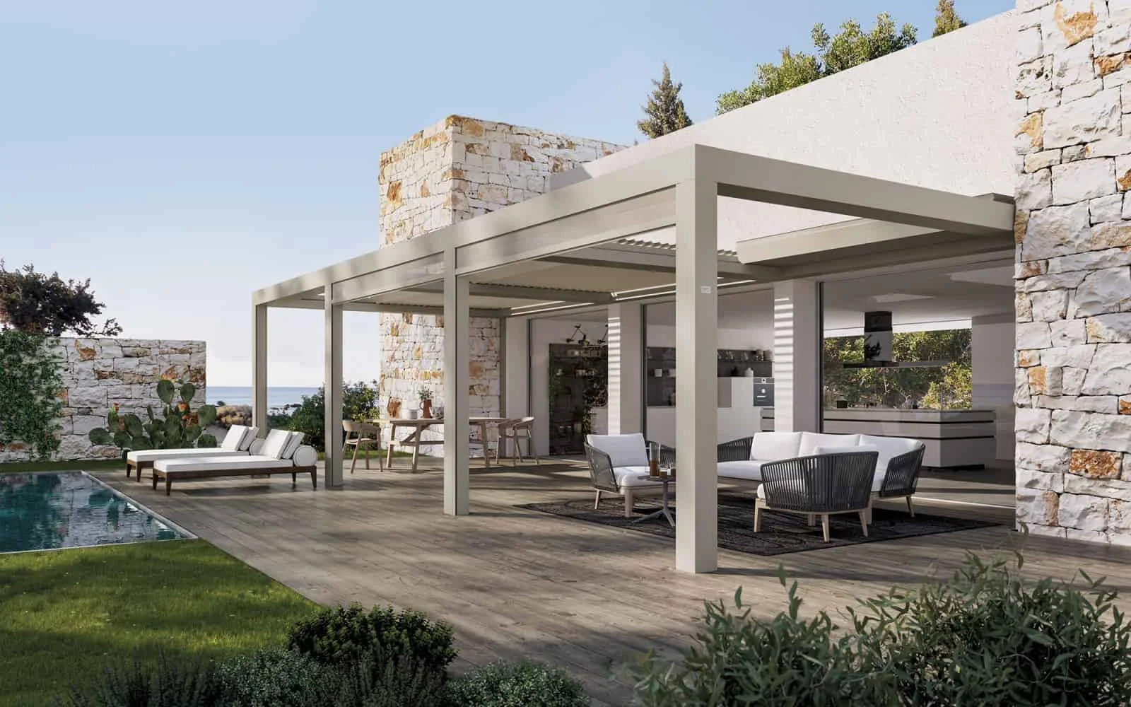 Pratic / pergole / tende da sole / Outdoor diciannove Rimini / esterni da vivere